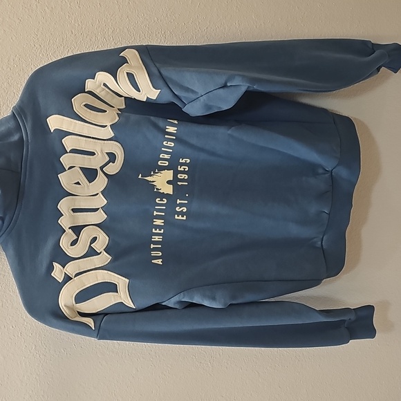NWT Disneyland Logo Zip Hoodie For Adults Unisex Size XS